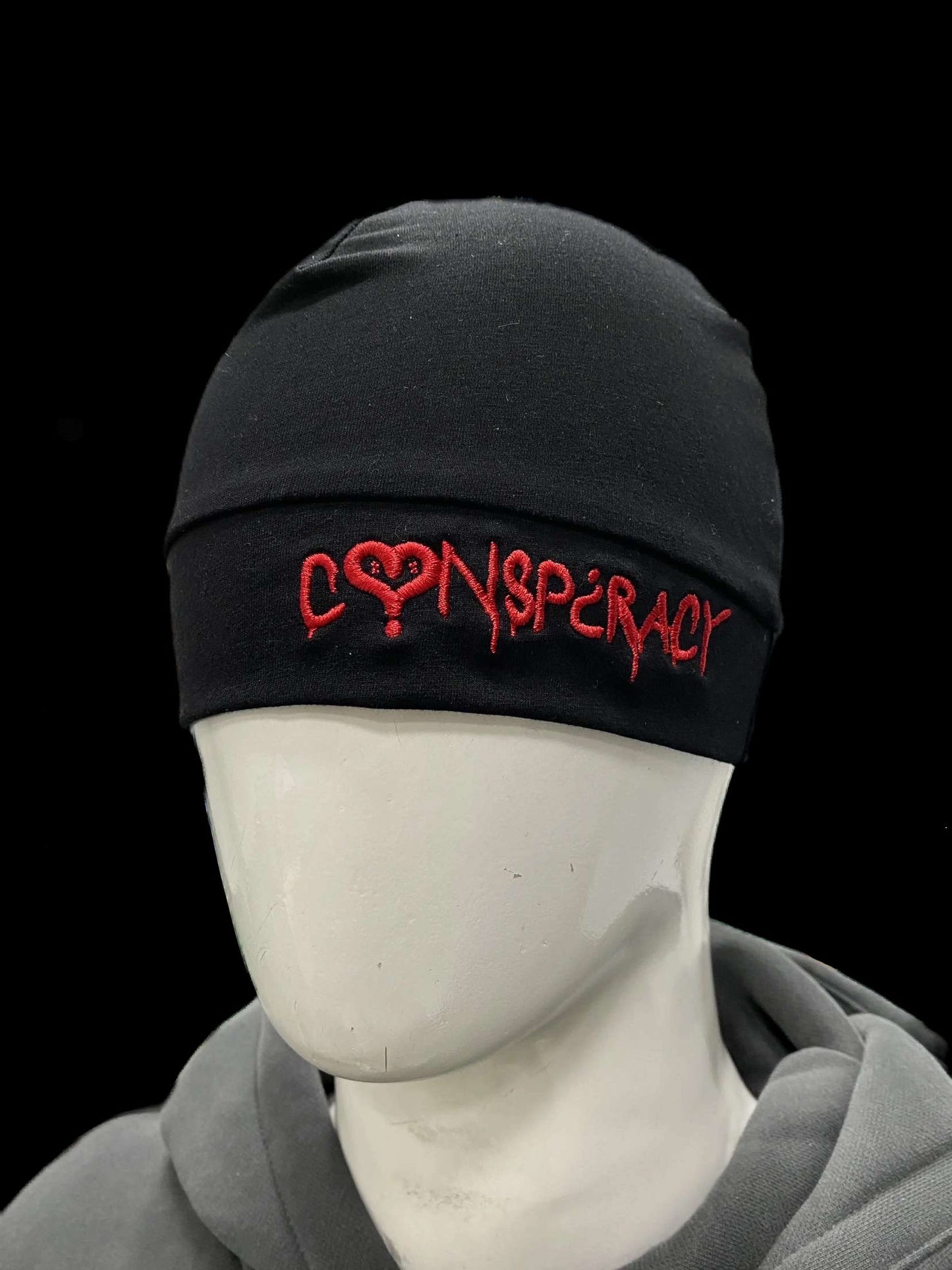 Red Eclipse Skull Cap