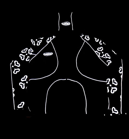 Black reflective coat