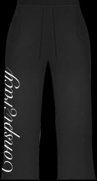 Black Mono Joggers